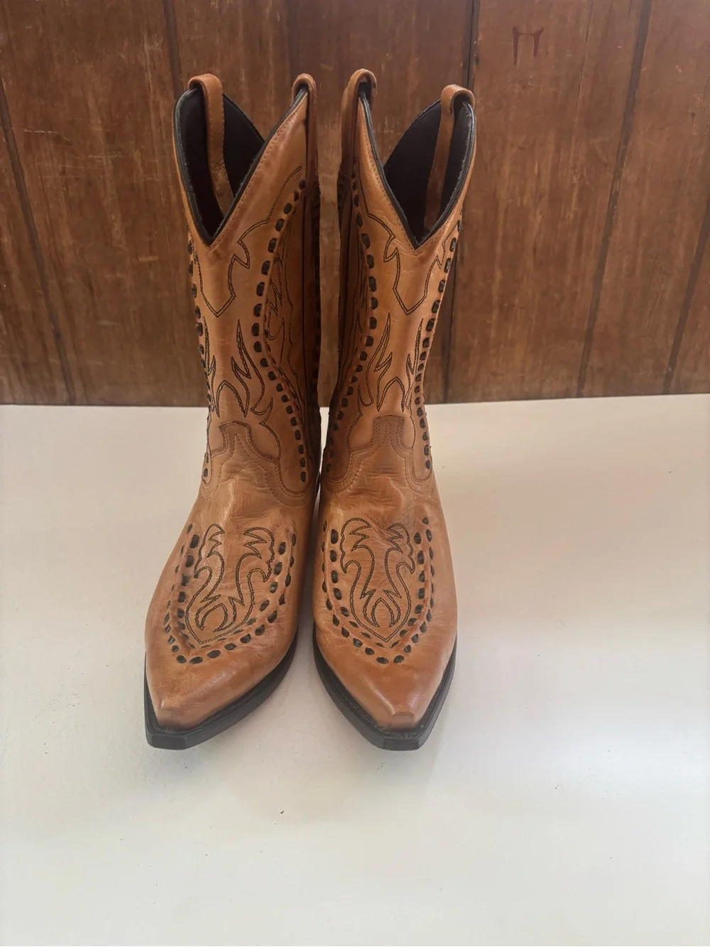 Laredo Men's Laramie Snip-Toe Western Boots size 10 EW